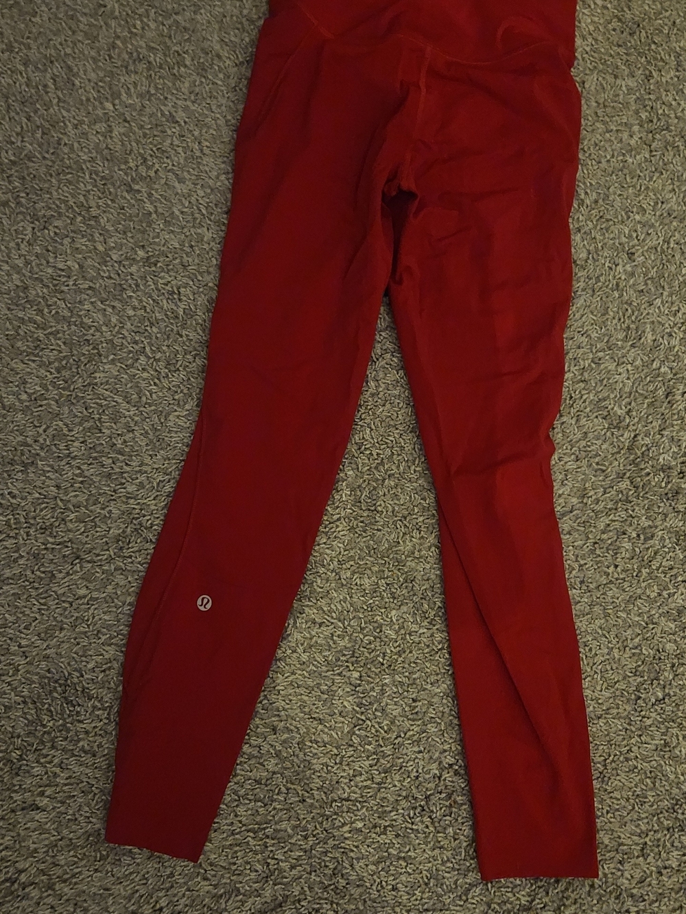 lululemon athletica Bright Red Performance Leggings